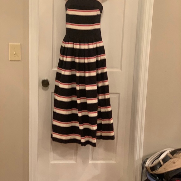 Lang Originals vintage blackred stripe dress SALE - Picture 12 of 12